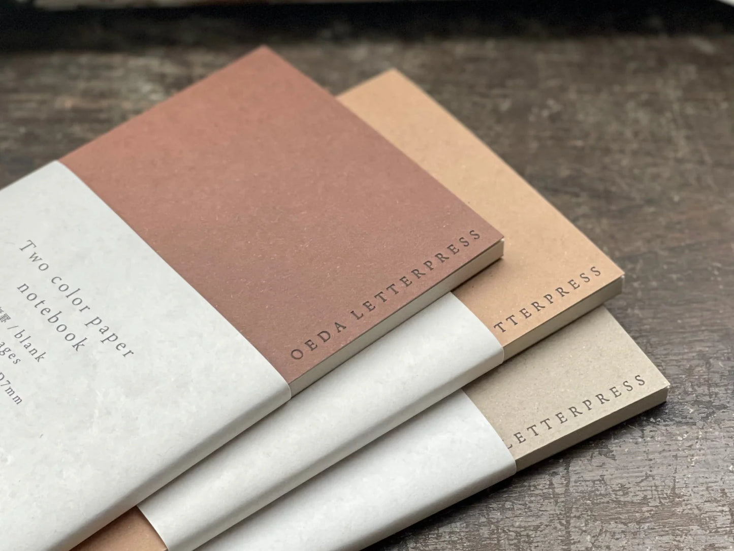 Two Color Paper Notebook · OEDA Letterpress