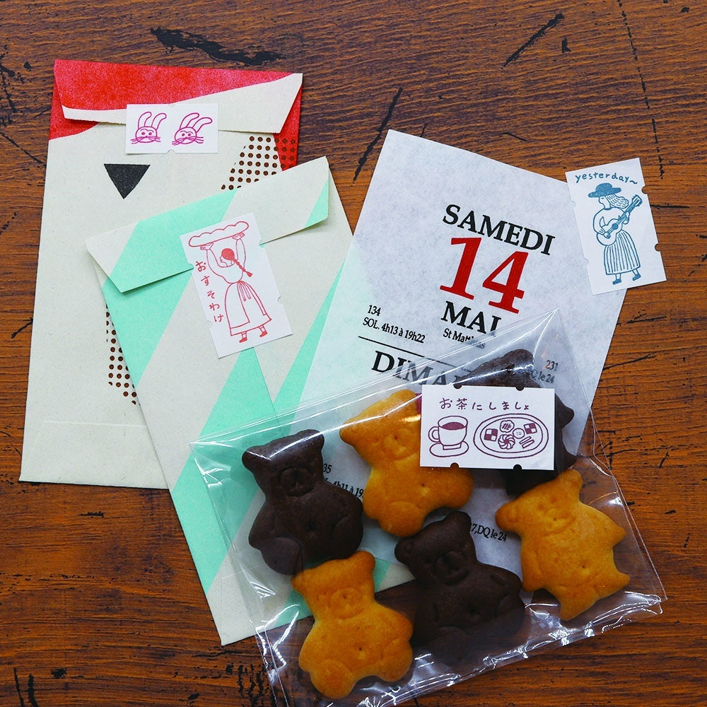 Necktie 'Yesterday' Sealing Sticker Roll · 36Sublo