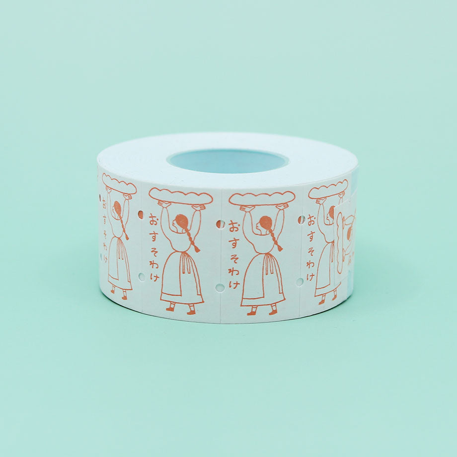 Necktie「おすそわけ」(Sharing) Sealing Sticker Roll · 36Sublo