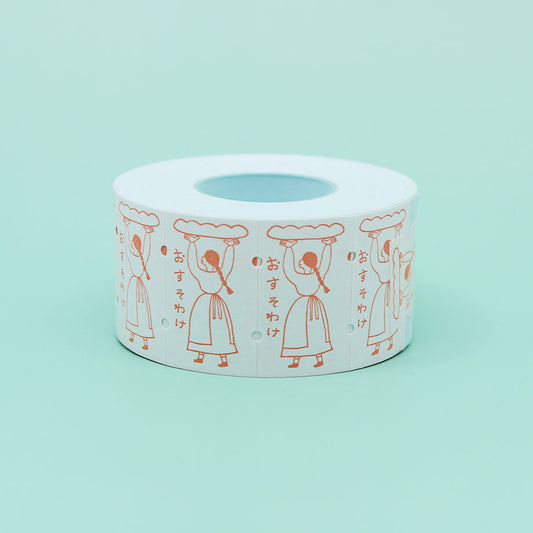 Necktie「おすそわけ」(Sharing) Sealing Sticker Roll · 36Sublo