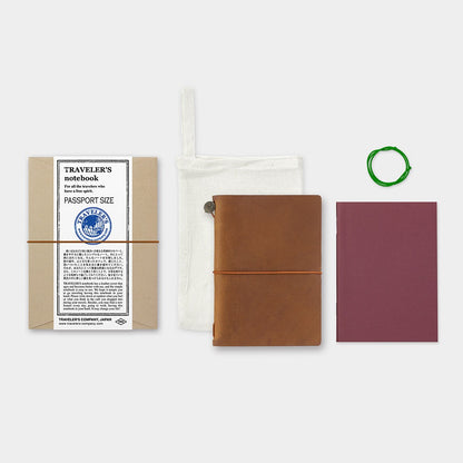 TRAVELER'S Notebook Camel《Passport Size》