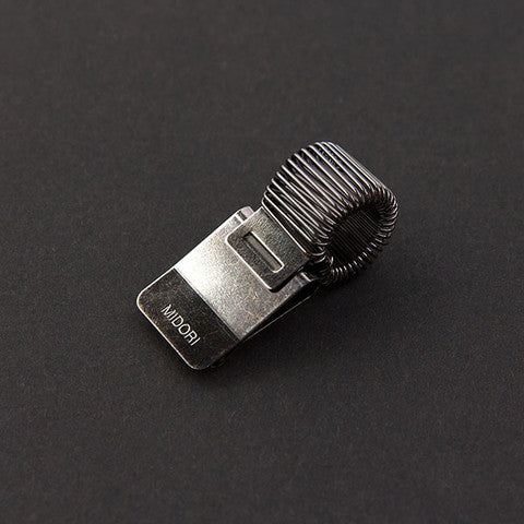 Black Miniclip Pen Holders · Midori