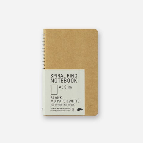 TRC A6 Slim Blank MD Paper Ring Notebook
