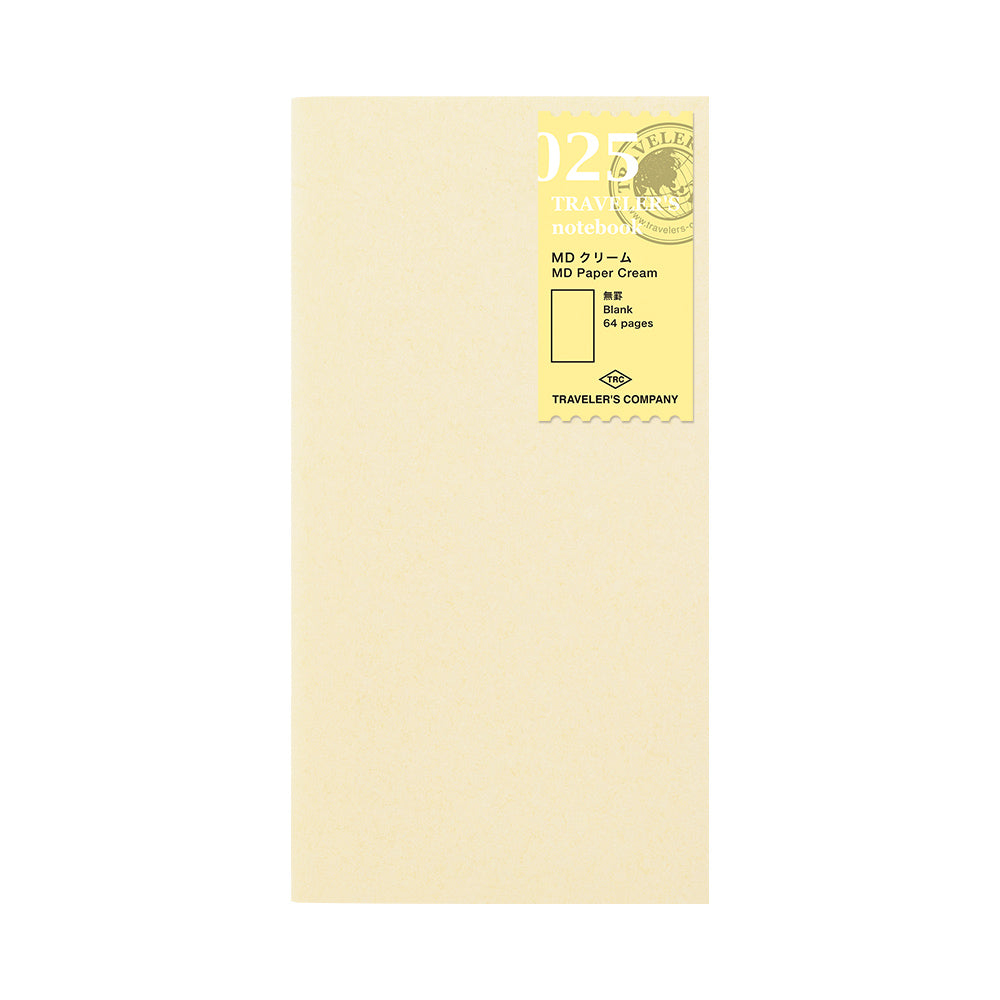 TRAVELER'S Notebook 025 MD Paper Cream Notebook