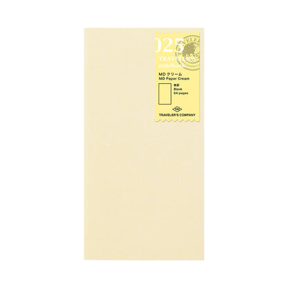TRAVELER'S Notebook 025 MD Paper Cream Notebook