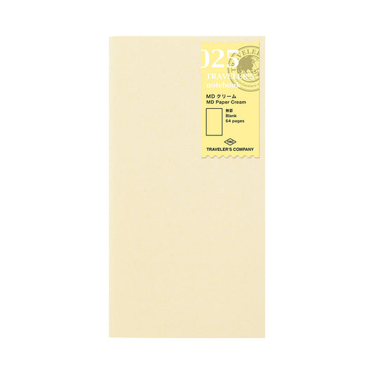 TRAVELER'S Notebook 025 MD Paper Cream Notebook