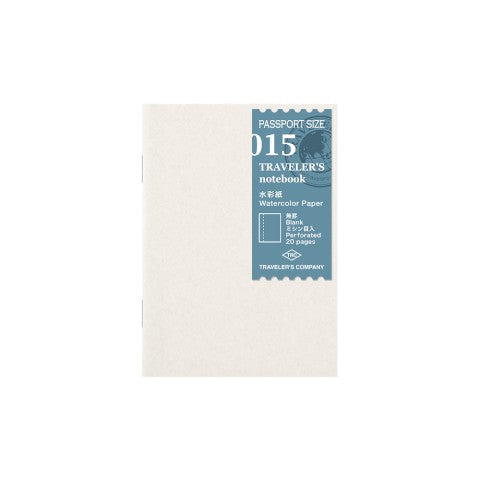 TRAVELER'S Notebook 015 Watercolor Paper《Passport Size》