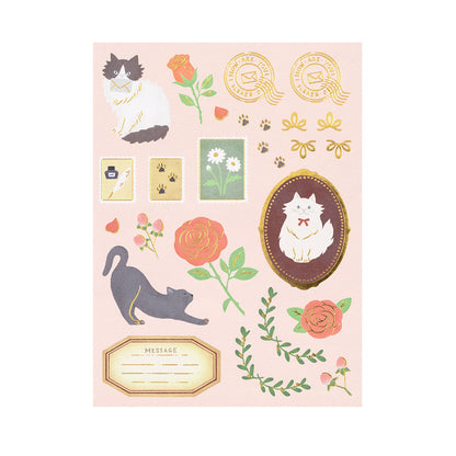 Cat Collage Letter Set · Midori