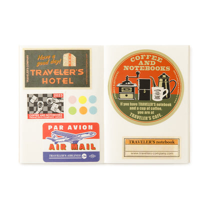 TRAVELER'S Notebook 017 Sticker Release Paper《Passport Size》