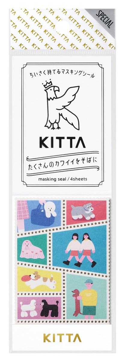 Dog Stamps KITTA Washi Tape · King Jim