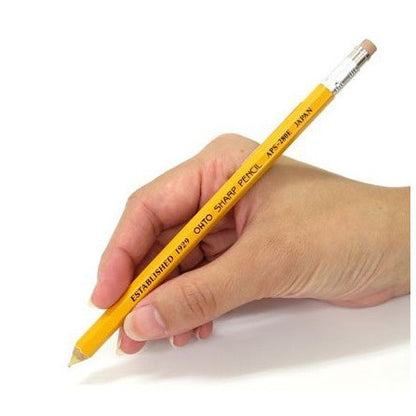 OHTO Wooden Mechanical Pencil 0.5mm - Yellow