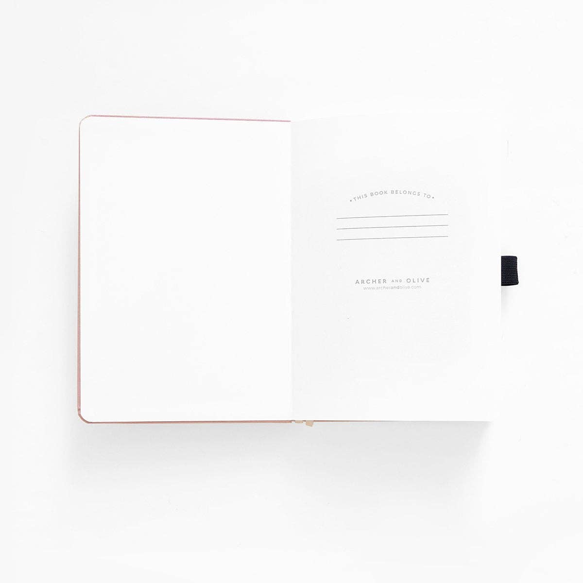 Vintage Library in Lilac Dot Grid Notebook · Archer & Olive