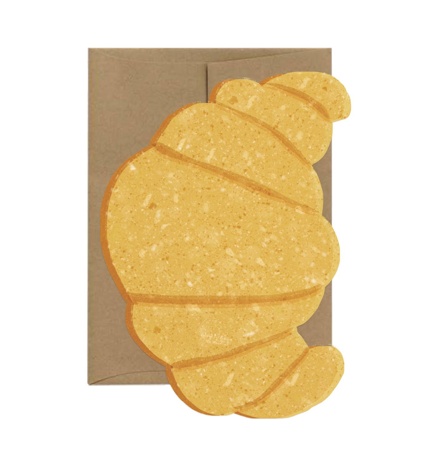 Croissant Die Cut Card · Isatopia