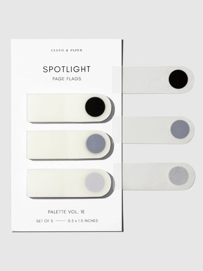 Vol. 1E Spotlight Page Flag Set · Cloth & Paper