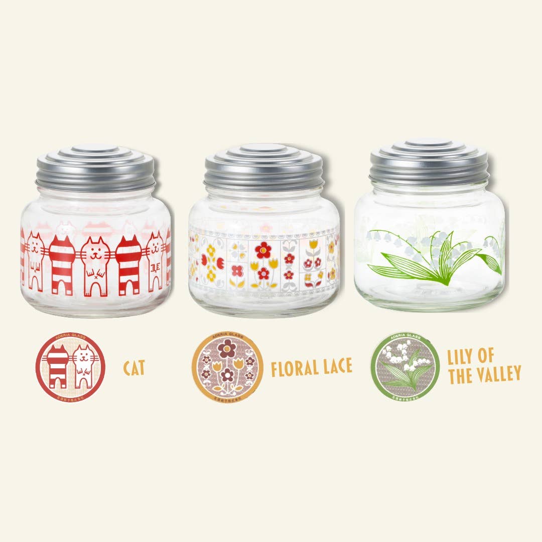 Pear Mini Glass Bonbon Jar · Aderia Retro