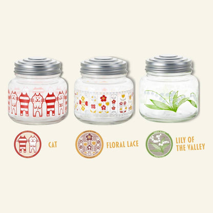 Pear Mini Glass Bonbon Jar · Aderia Retro