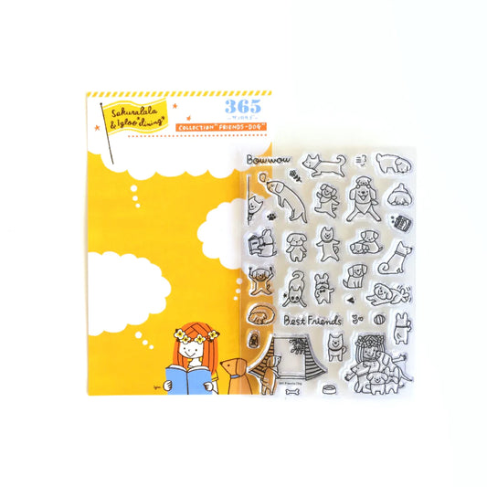 365: Dog Friends Clear Stamps · Sakuralala