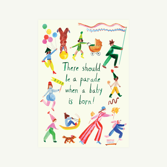 Baby Parade Greeting Card · Mr. Boddington's Studio