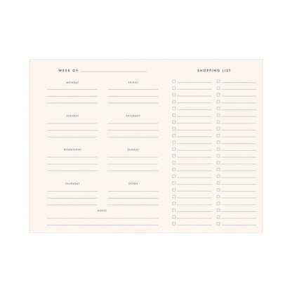 Hand-Drawn Grid Meal Planner · Ruff House Print Shop