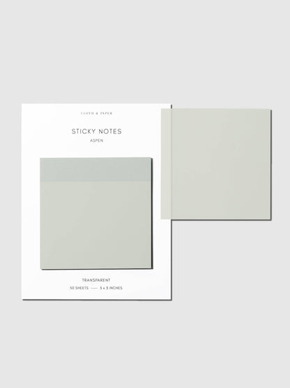 Transparent Sorbet Sticky Notes · Cloth & Paper