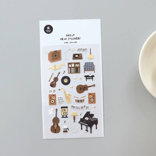 Jazz Café (1189) Sticker Sheet · Suatelier Design