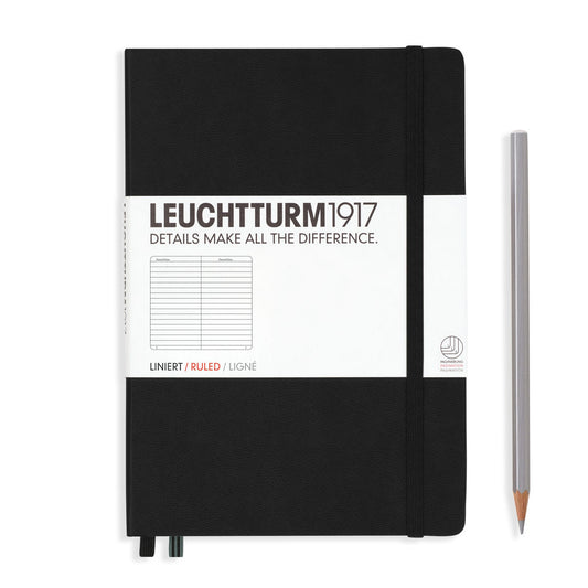 Black A5 Ruled Hardcover Notebook · Leuchtturm1917