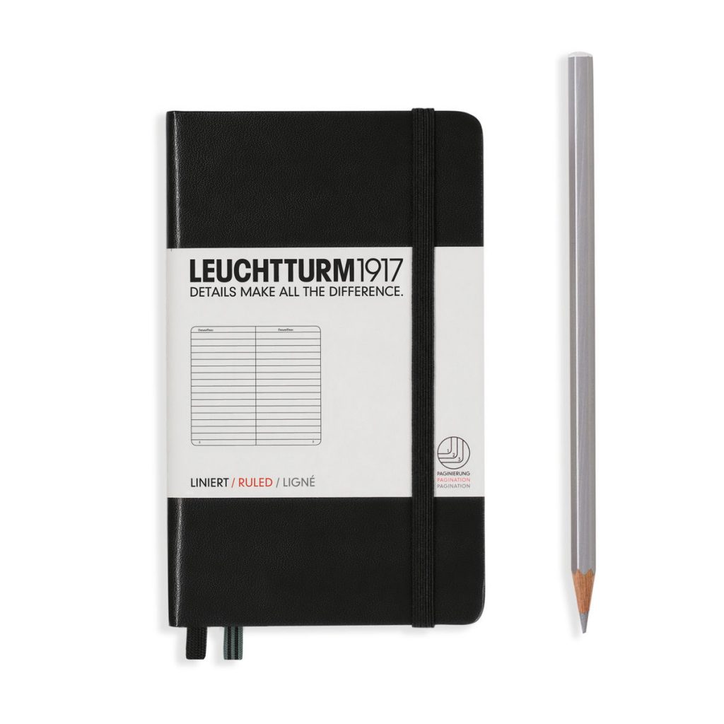 Black A6 Ruled Pocket Hardcover Notebook · Leuchtturm1917