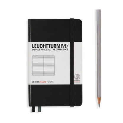 Black A6 Ruled Pocket Hardcover Notebook · Leuchtturm1917