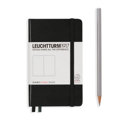 Black Pocket A6 Plain Hardcover Notebook · Leuchtturm1917