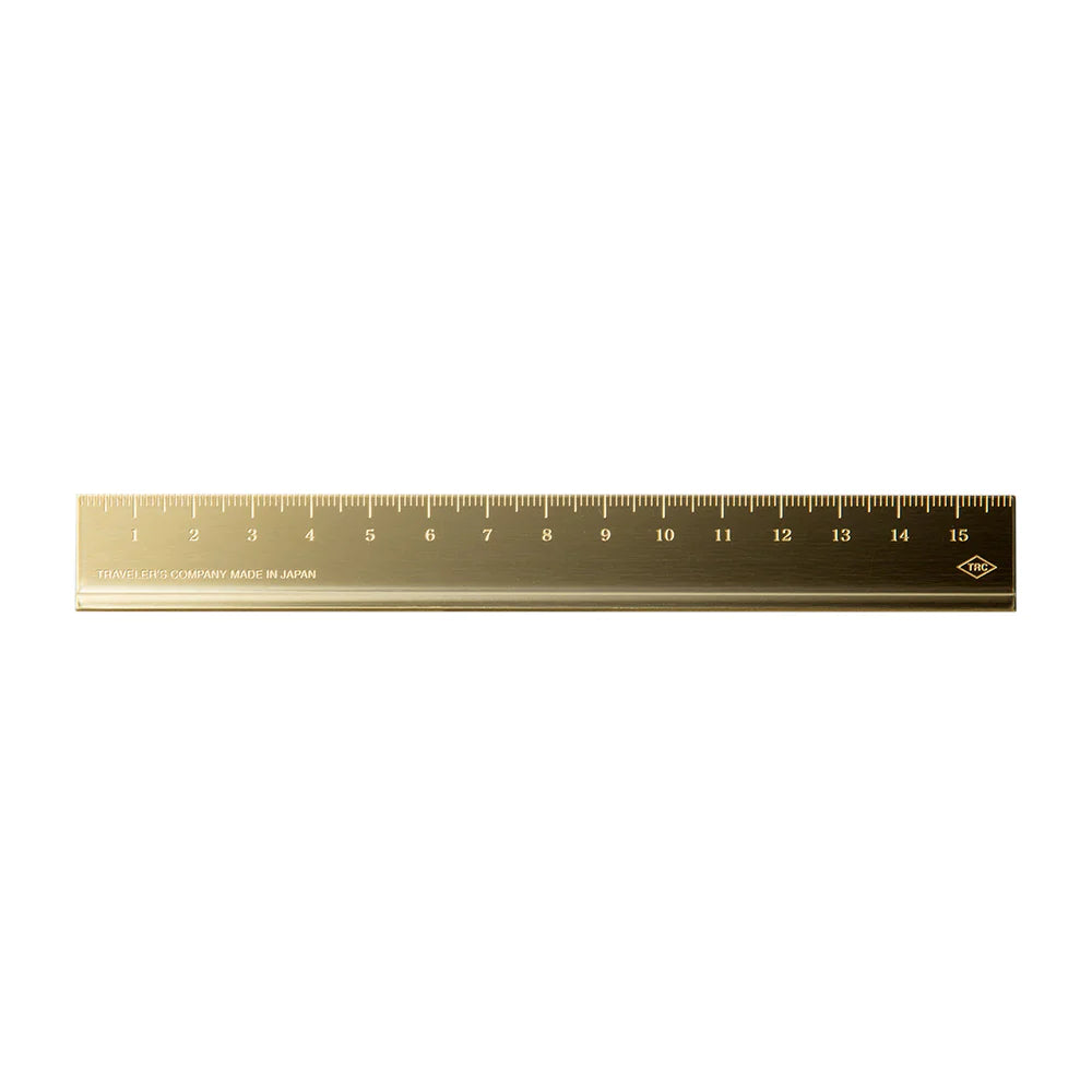 TRAVELER'S Company 15cm Brass Ruler