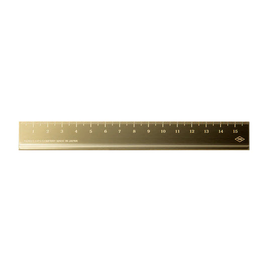 TRAVELER'S Company 15cm Brass Ruler