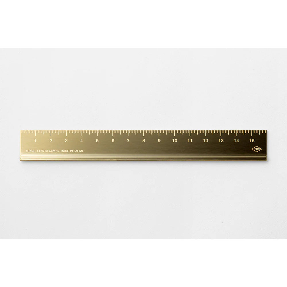 TRAVELER'S Company 15cm Brass Ruler