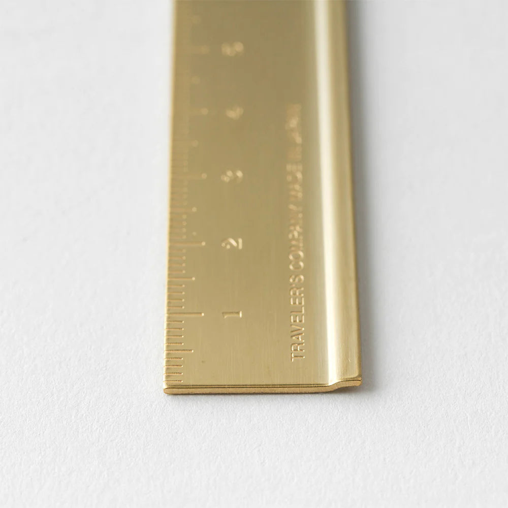 TRAVELER'S Company 15cm Brass Ruler