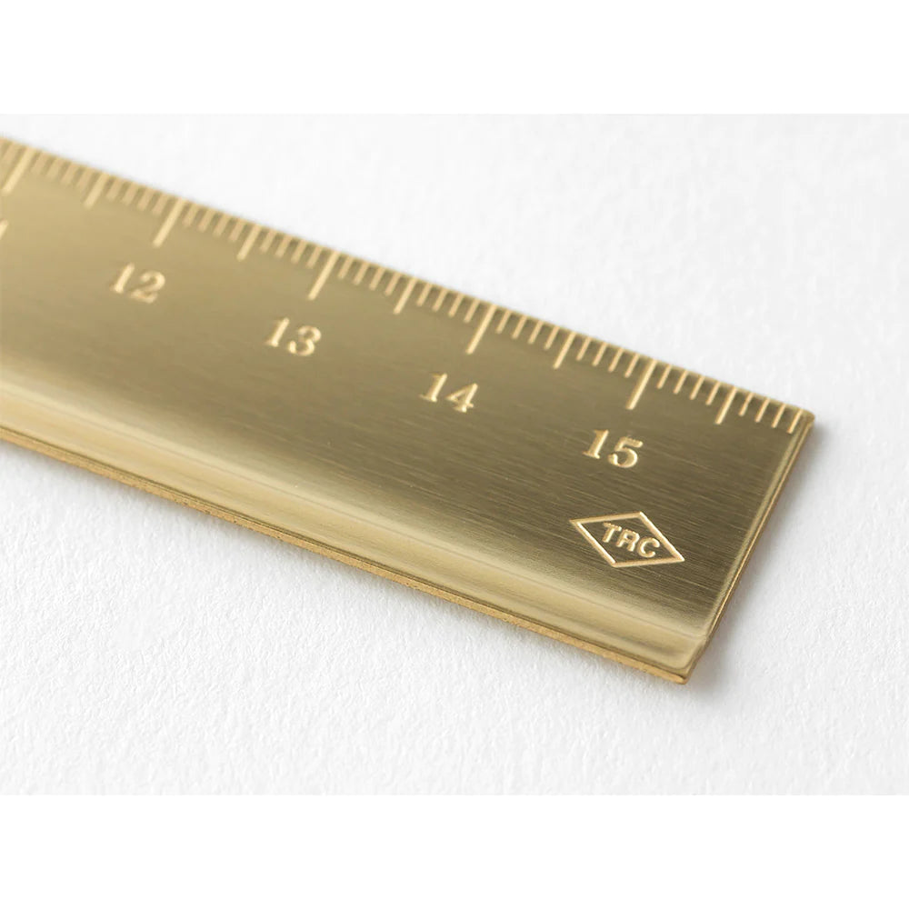 TRAVELER'S Company 15cm Brass Ruler