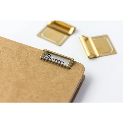 TRAVELER'S Company Brass Index Clips