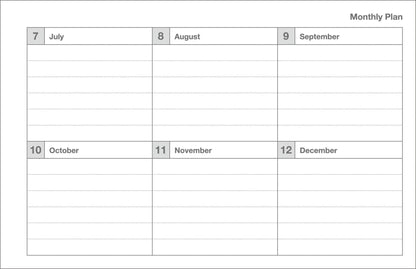 Mark's Day Free Weekly Schedule《Black》