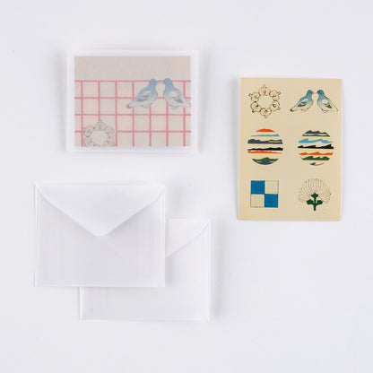 Unsodo Bijutsukai Mini Letter Set · Hobonichi