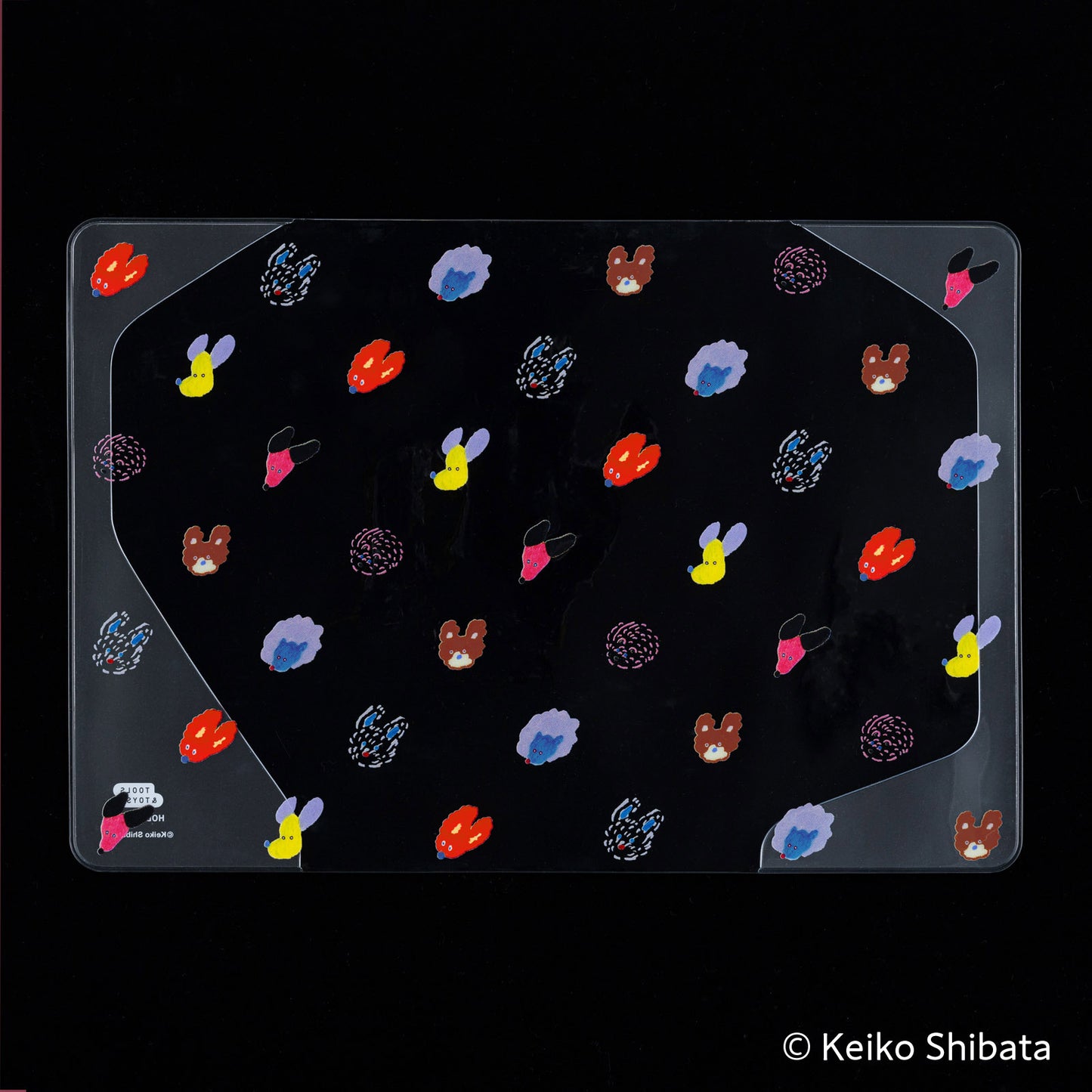 Keiko Shibata: Dog Ears Fluttering in the Wind《Clear Cover for A5 Fabric Cover》 · Hobonichi