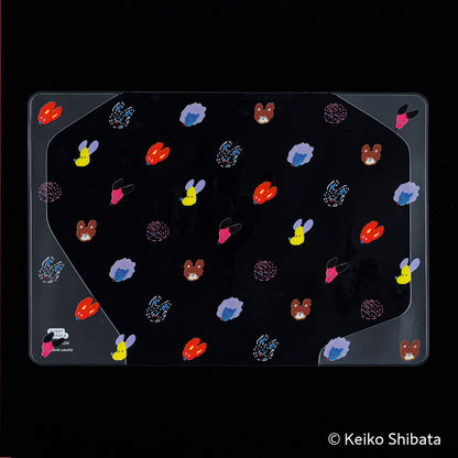 Keiko Shibata: Dog Ears Fluttering in the Wind《Clear Cover for A5 Fabric Cover》 · Hobonichi