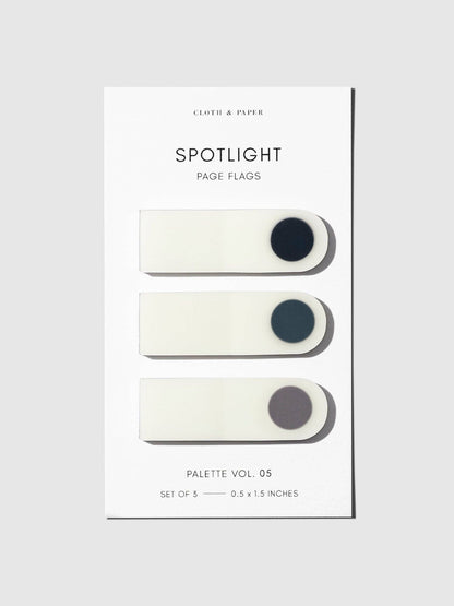 Vol. 1E Spotlight Page Flag Set · Cloth & Paper