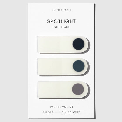 Vol. 05 Spotlight Page Flag Set · Cloth & Paper