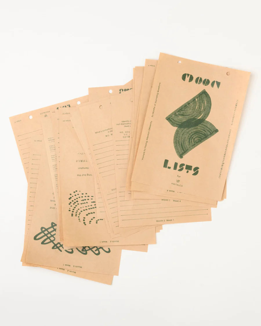 Moon Lists for A5 Snap Pad ・PostalCo