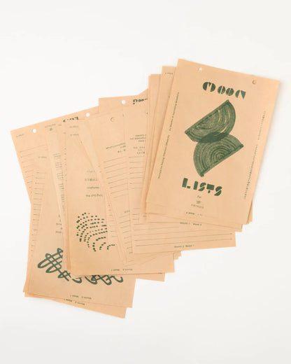 Moon Lists for A5 Snap Pad ・PostalCo