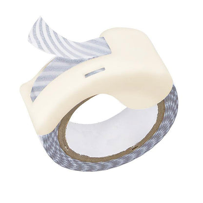 Kutsuwa Ribbon 2-Way White Washi Tape Cutter《Set of 3》