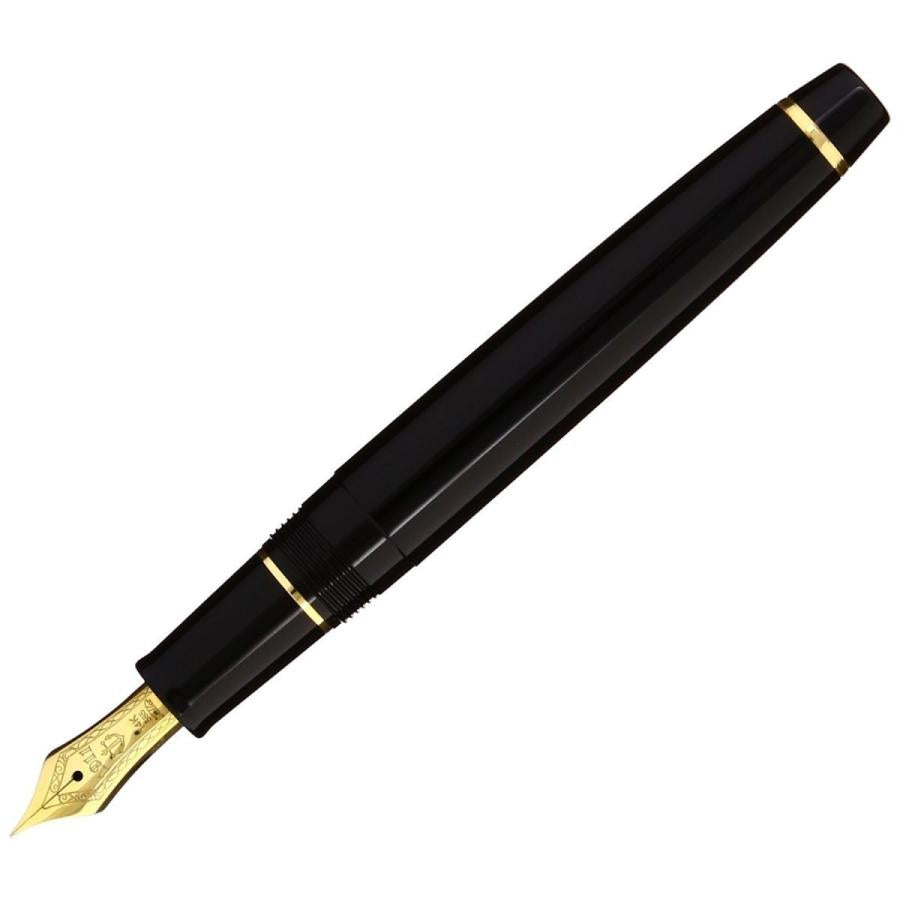 Sailor Pro Gear Slim Black with Gold Trim《Medium Fine》