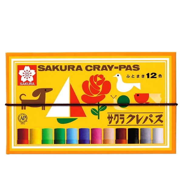 Sakura Craypas Oil Pastels《Set of 12》