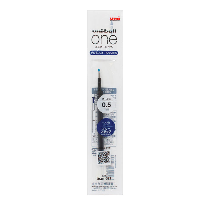 uni One Blue-Black 0.5mm Refill