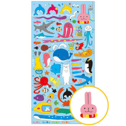 Yuru Fish Sticker Sheet Mind Wave