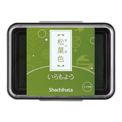Matsuba (Pine) · Shachihata Iromoyo Oil-Based Ink Pad