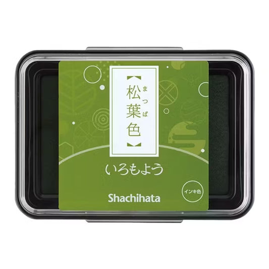 Matsuba (Pine) · Shachihata Iromoyo Oil-Based Ink Pad